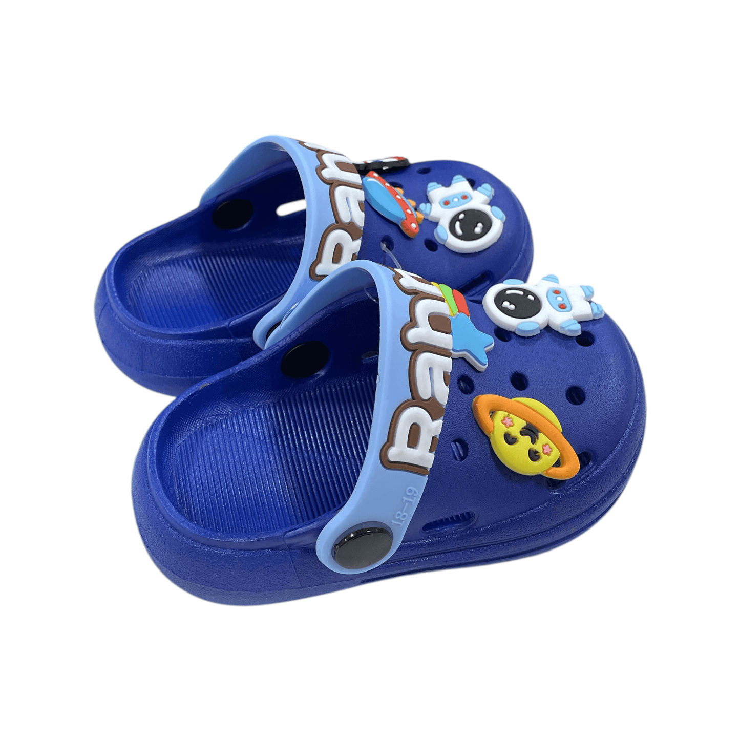 Sandalias zuecos azul - Palimu