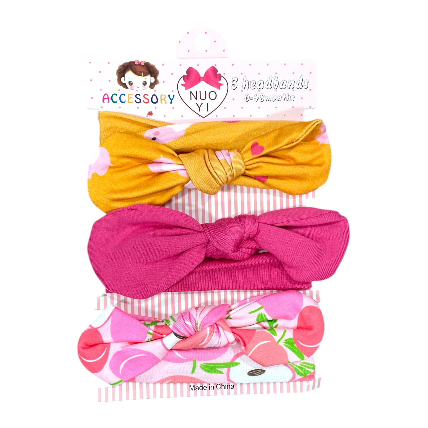 Set de 3 cintillos de bebé