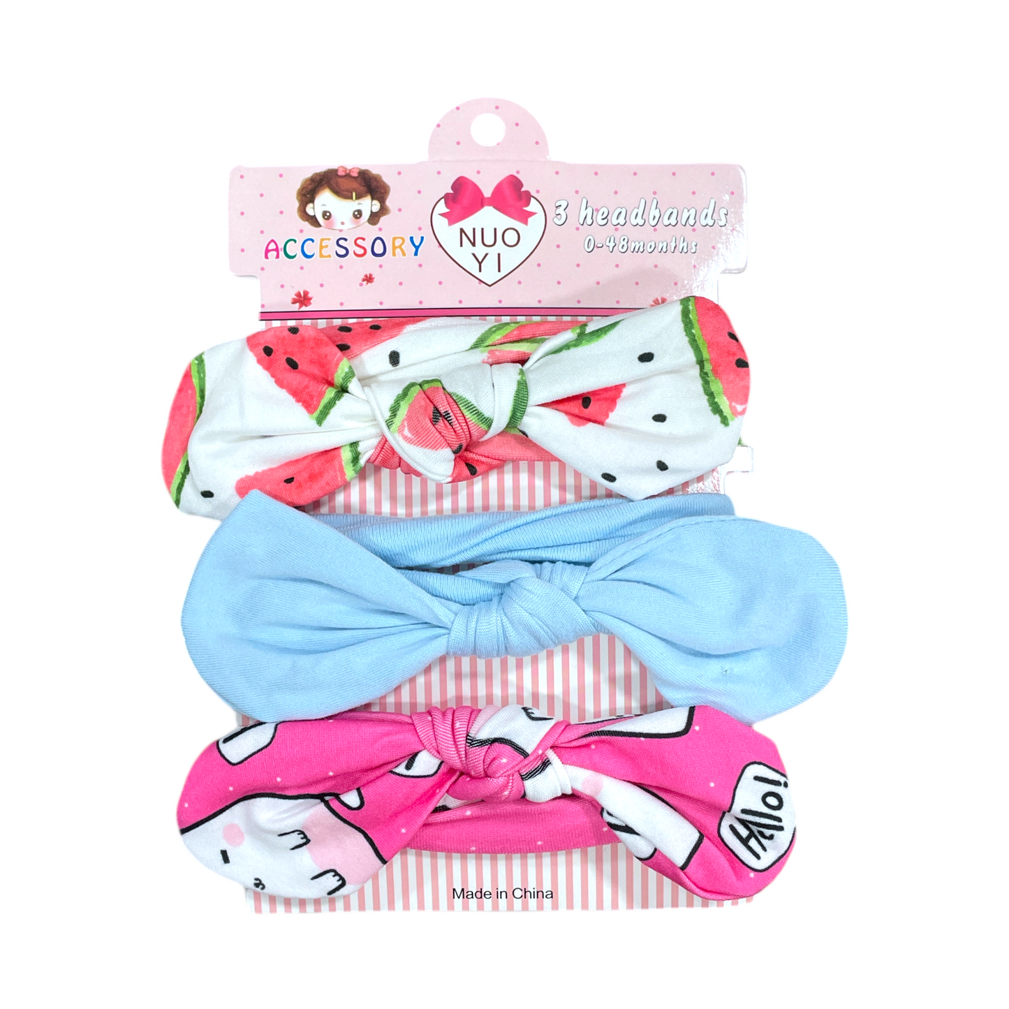 Set de 3 cintillos de bebé