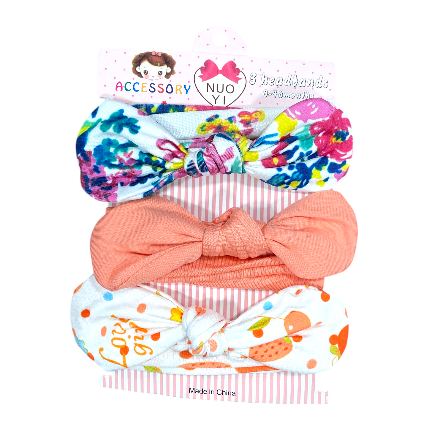 Set de 3 cintillos de bebé