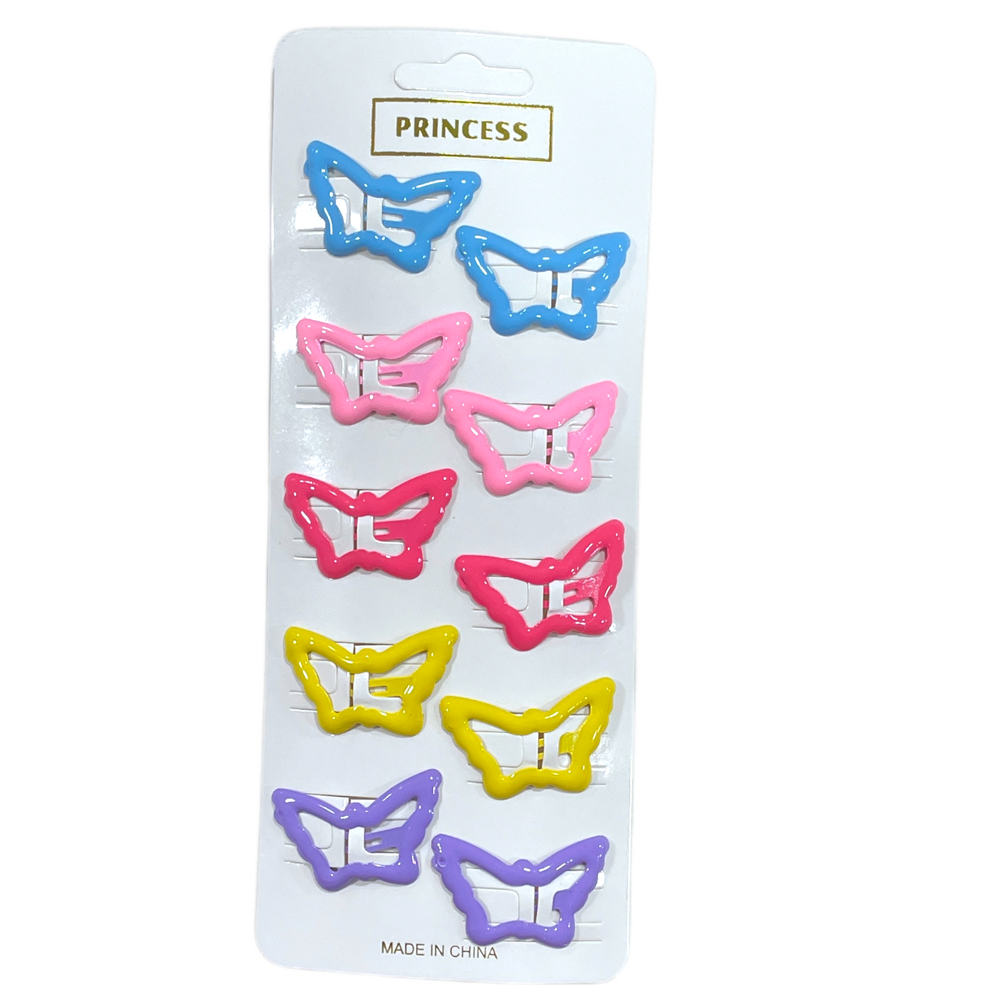 Set de pinches tictac lisos