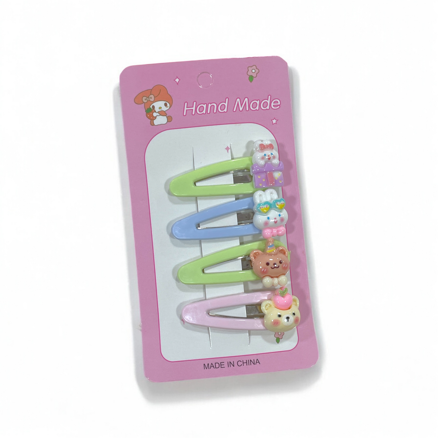 Set de pinches con relieve