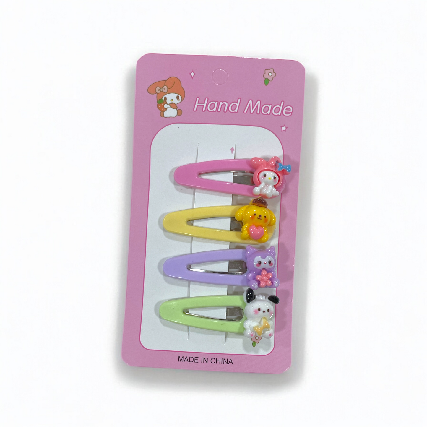 Set de pinches con relieve
