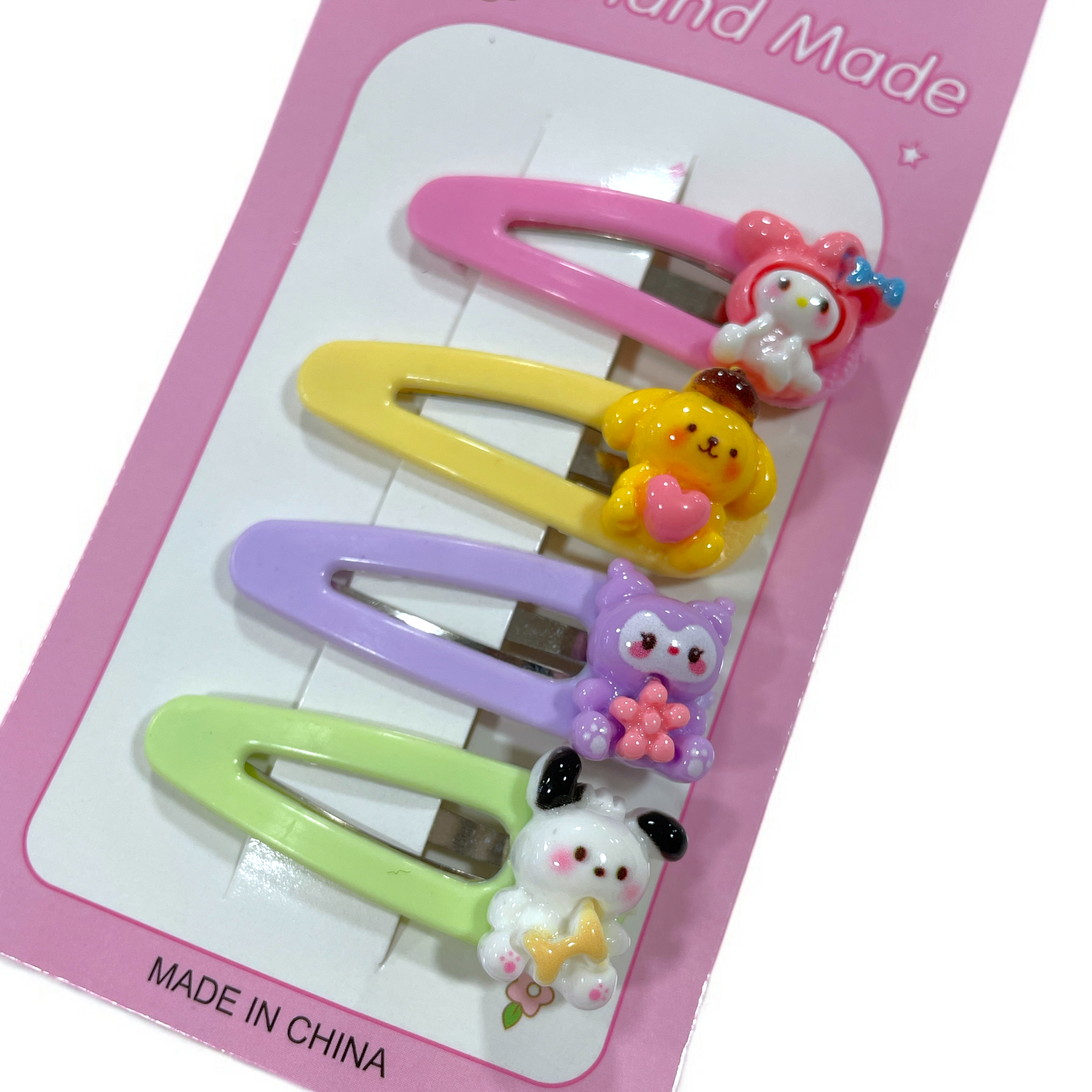 Set de pinches con relieve