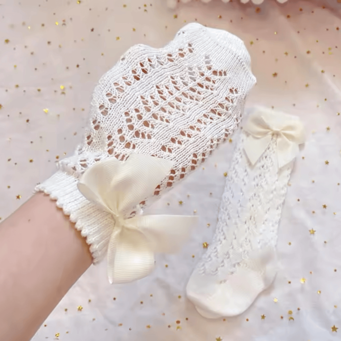 Calceta acanalada con cinta - Palimu