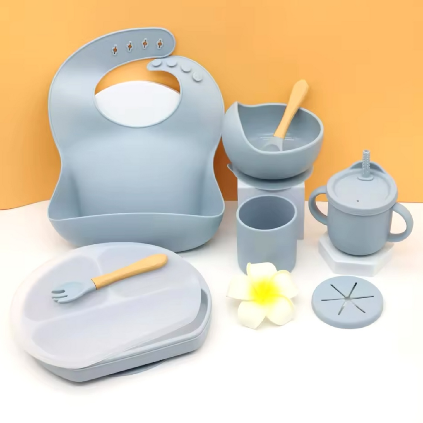 Set de alimentación de silicona Premium