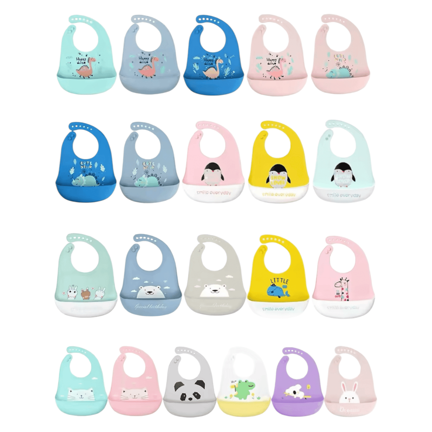 Babero de silicona individual - Palimu