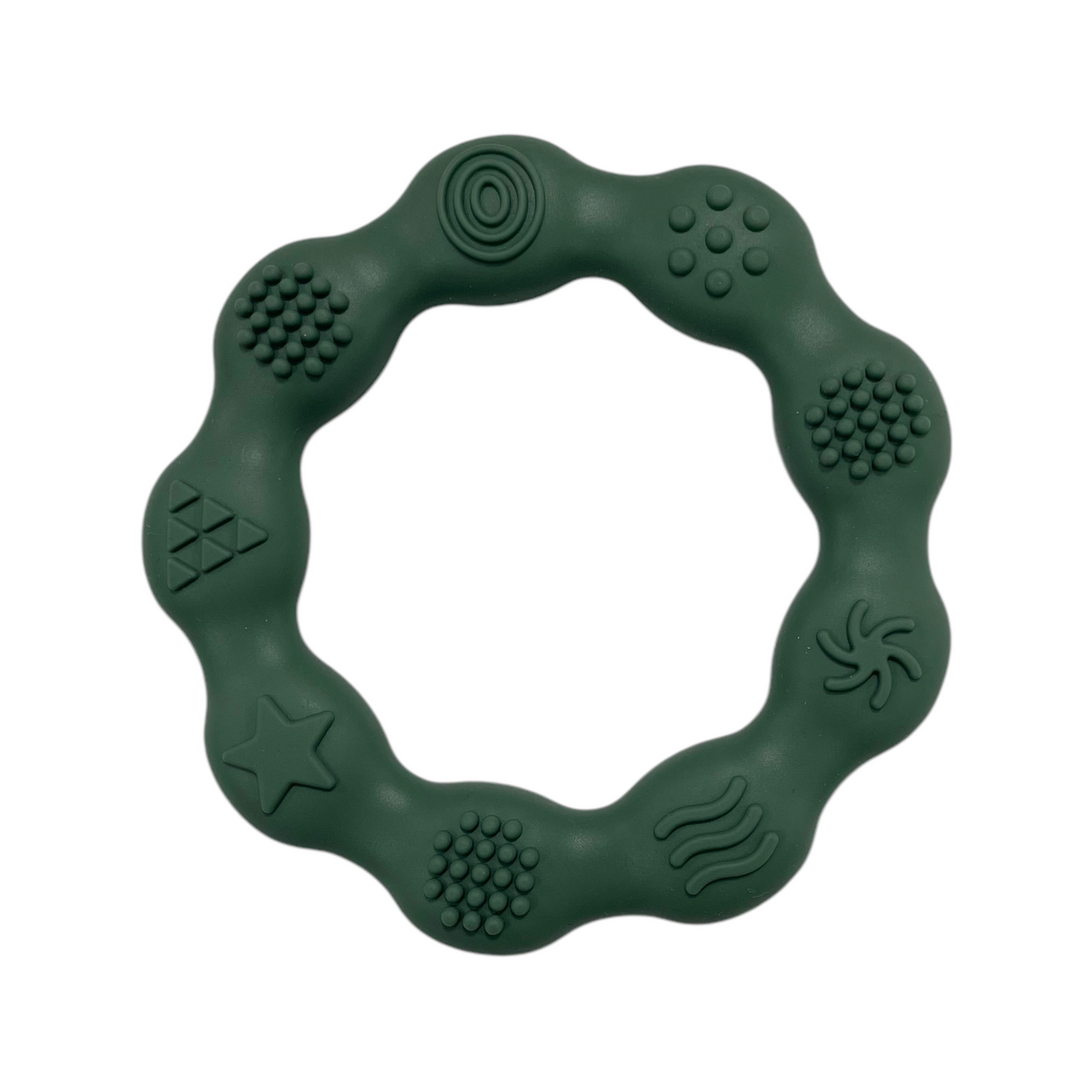 Mordedor circular con relieve