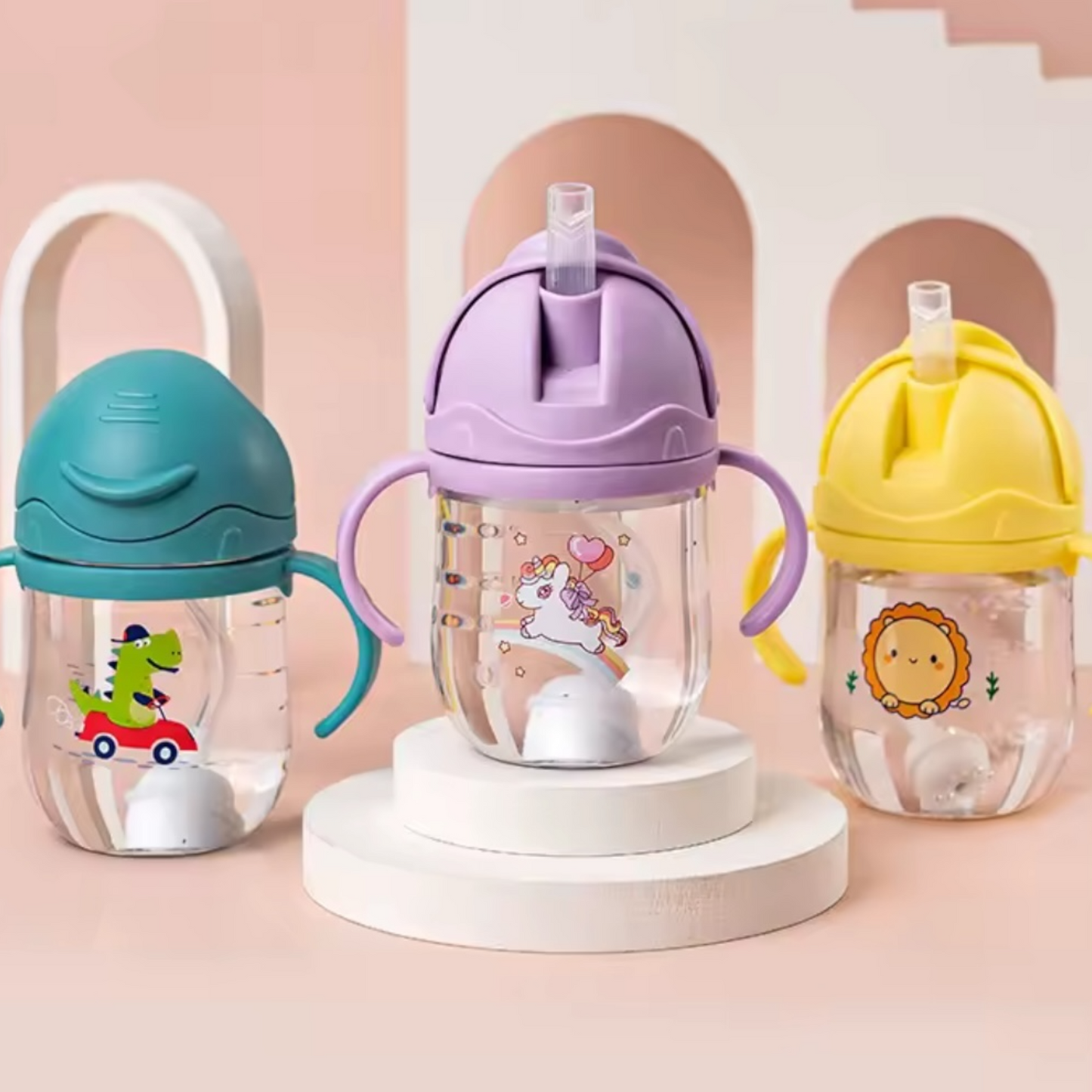 Vaso con bombilla Antiderrame