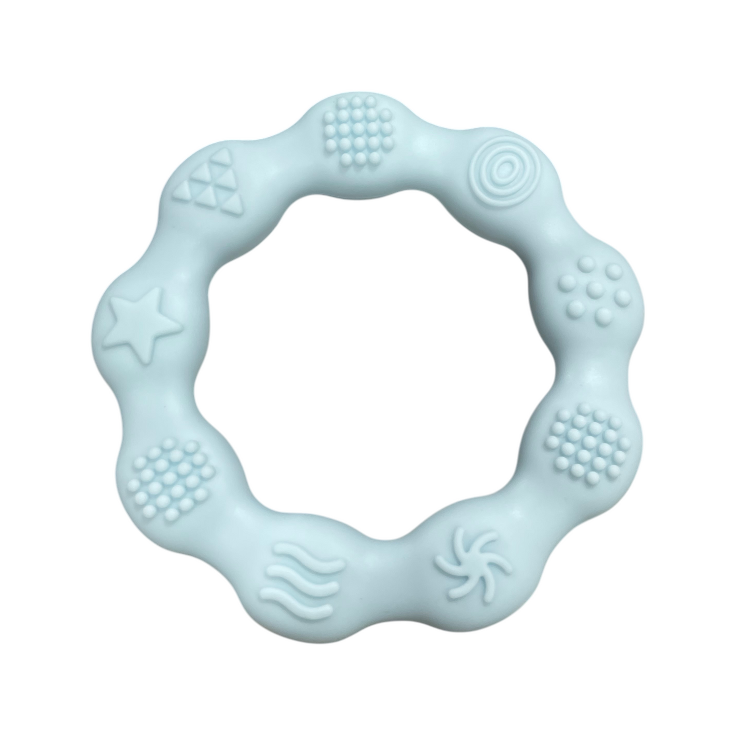 Mordedor circular con relieve