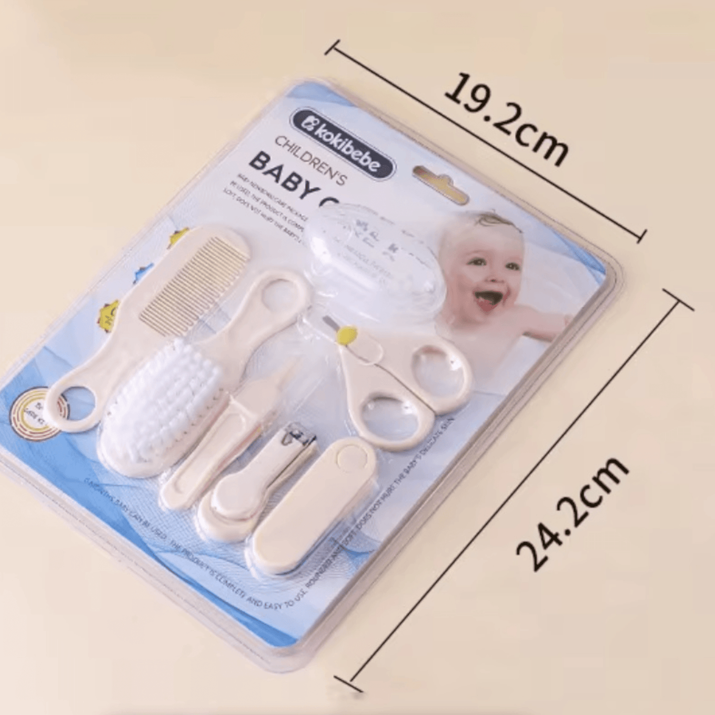 Set de cuidado para bebés, beige - Palimu