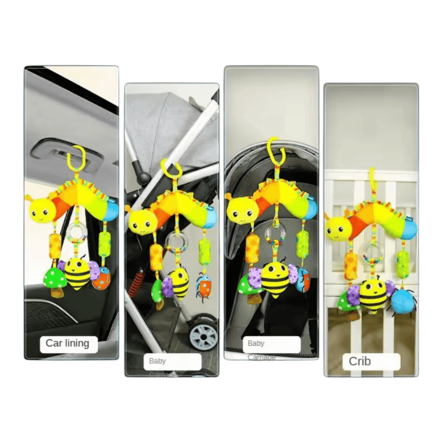 Colgante para cuna o coche de colores - Palimu