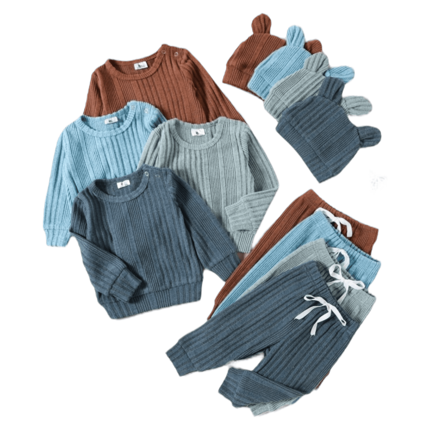 Conjunto de lanilla con gorro - Palimu