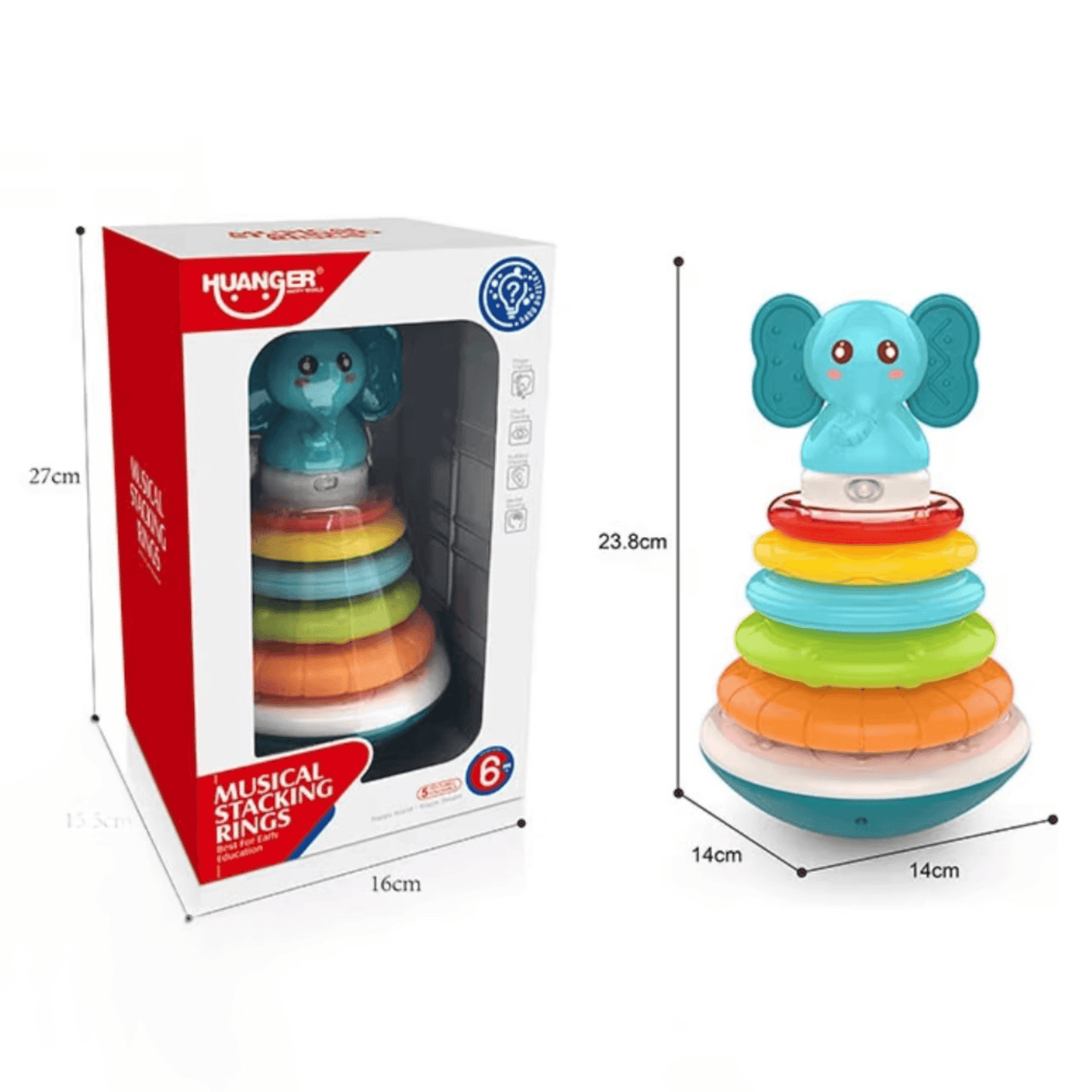 Torre de argollas elefante - Palimu