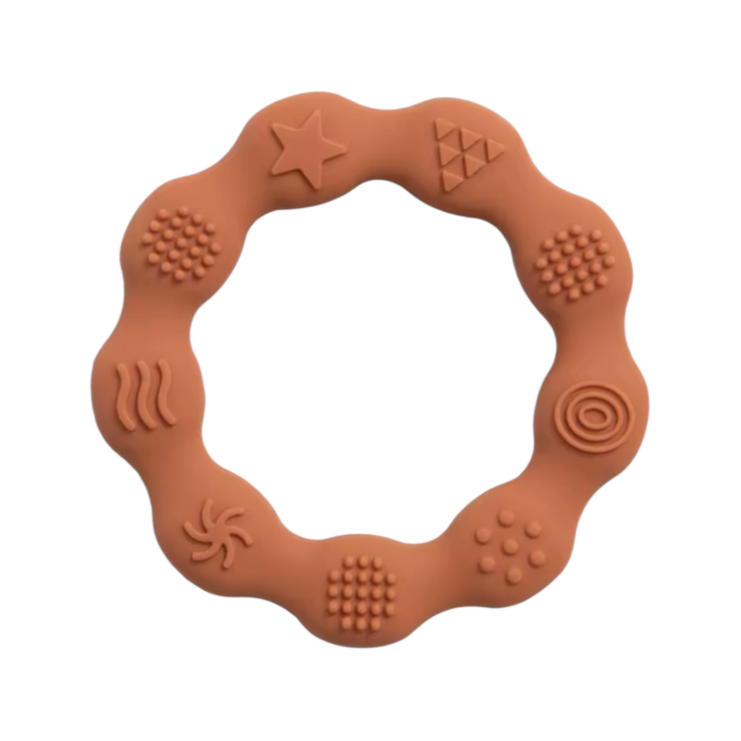 Mordedor circular con relieve