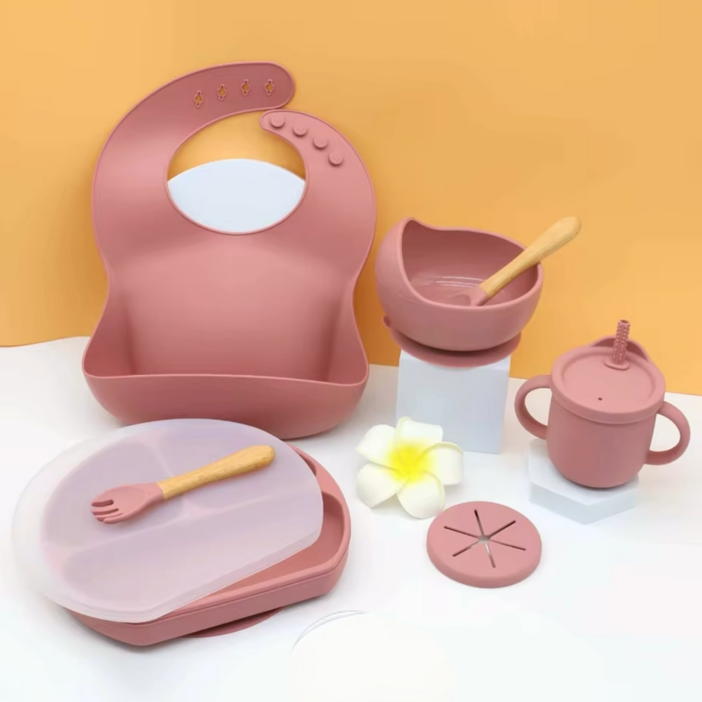 Set de alimentación de silicona Premium