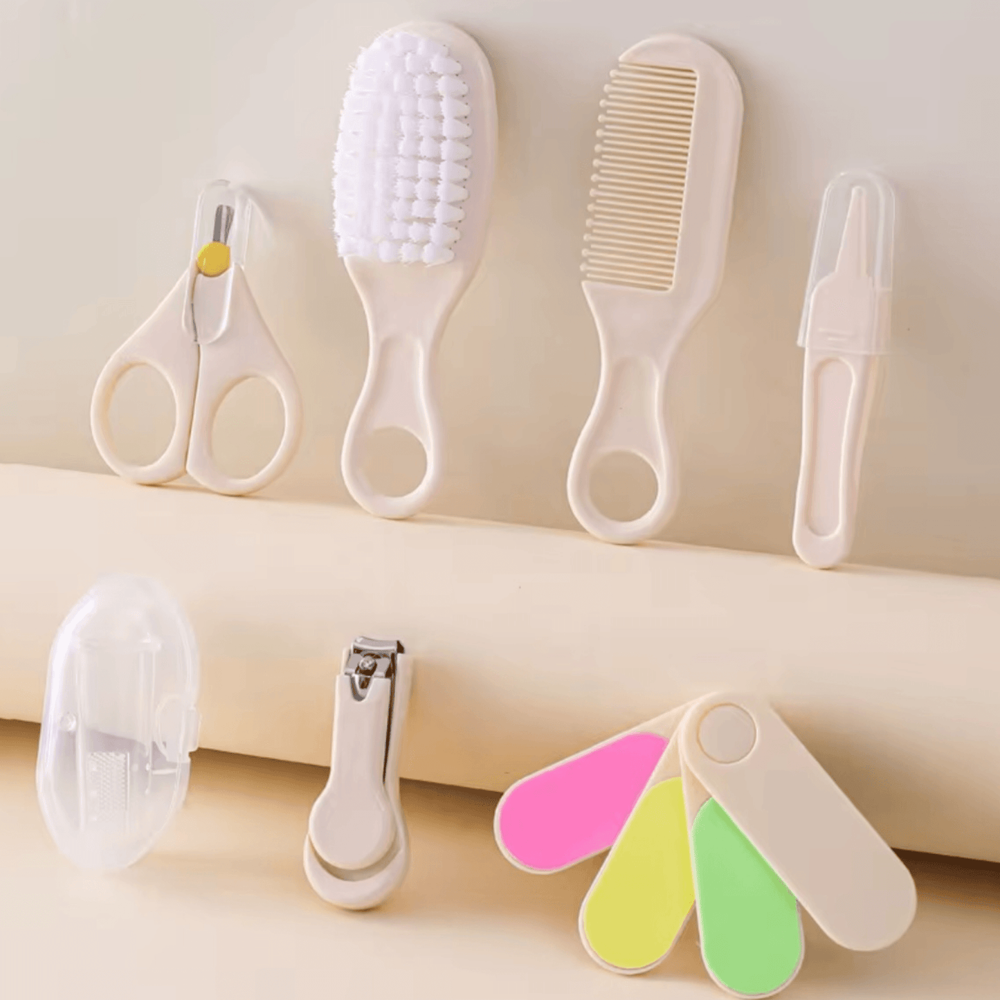 Set de cuidado para bebés, beige - Palimu