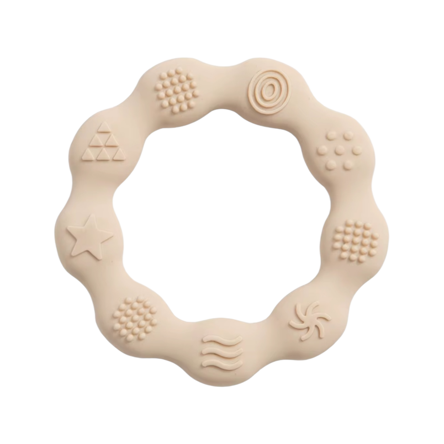 Mordedor circular con relieve