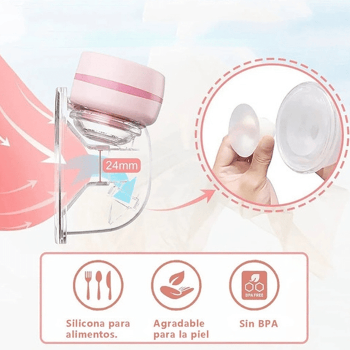 Extractor de leche inalámbrico - Palimu