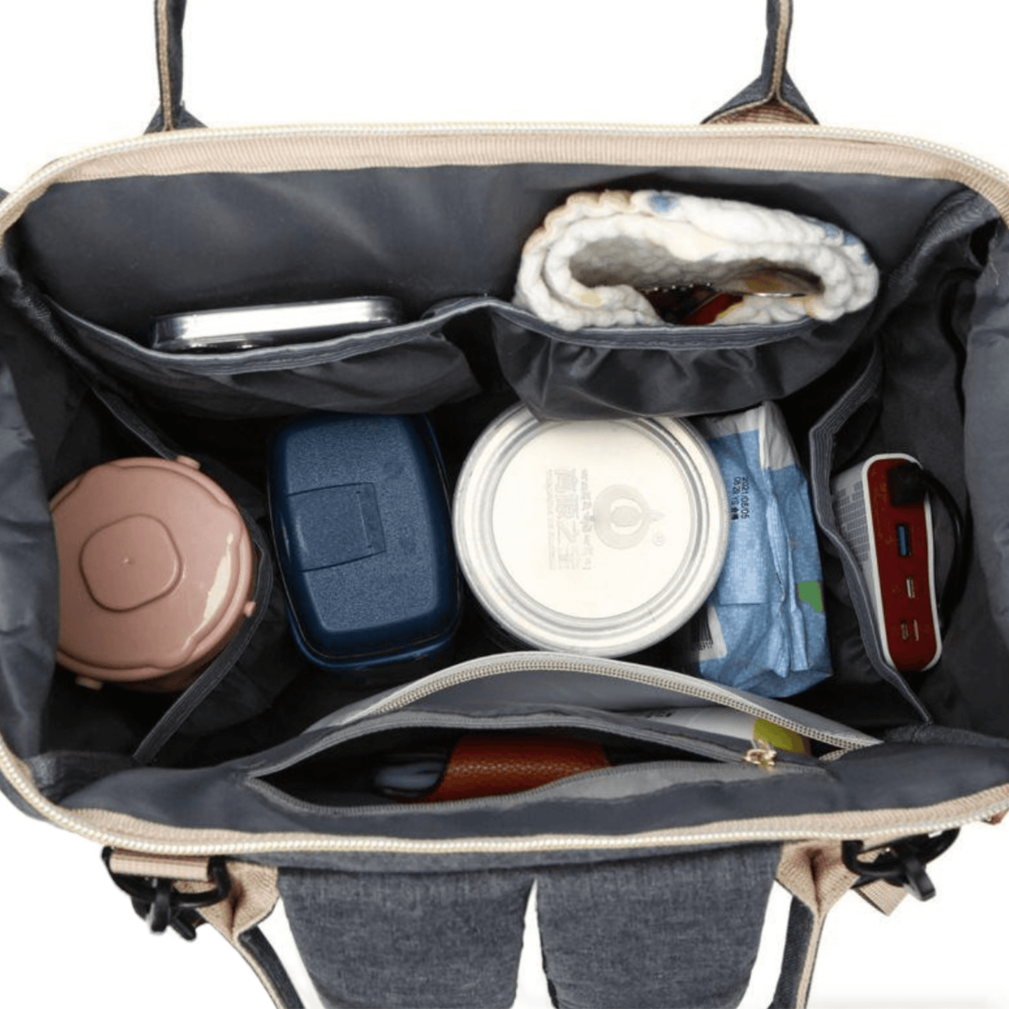 Mochila maternal con monedero, 3 colores - Palimu
