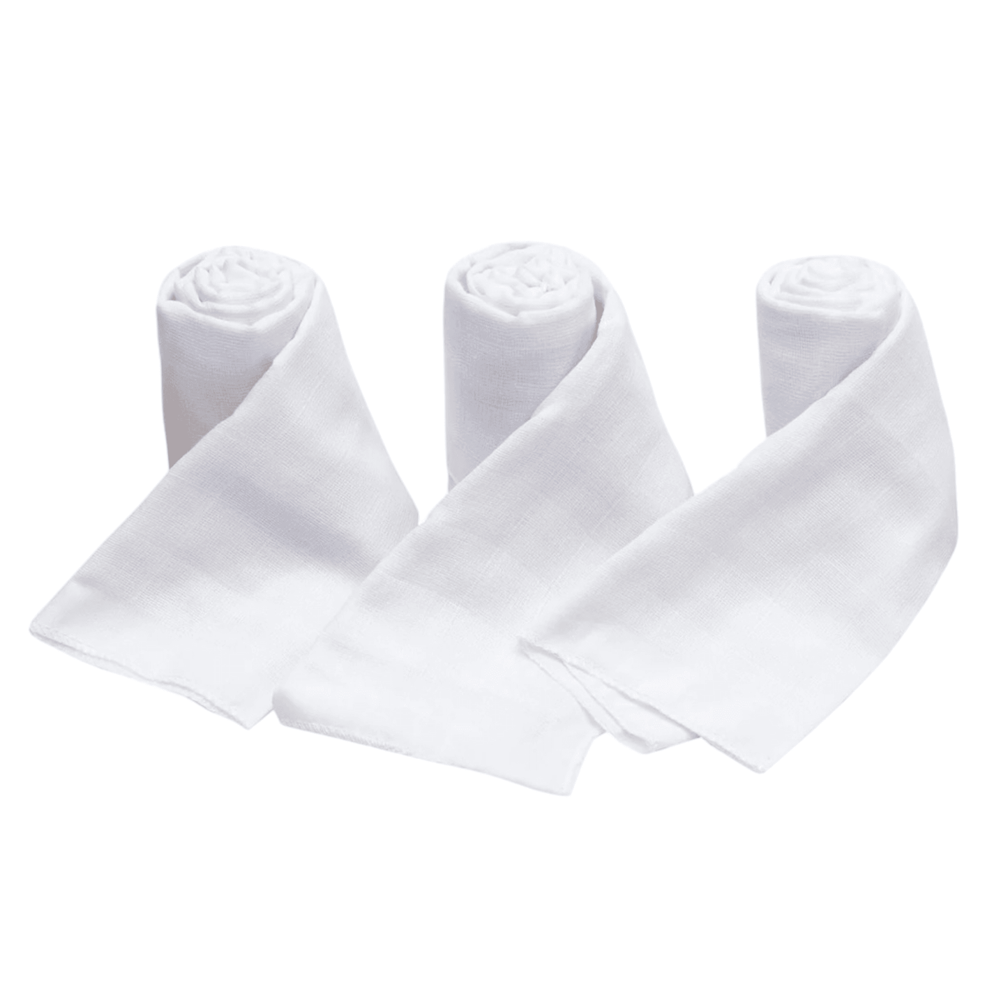 Set de 3 pañales tutos, Blancos - Palimu