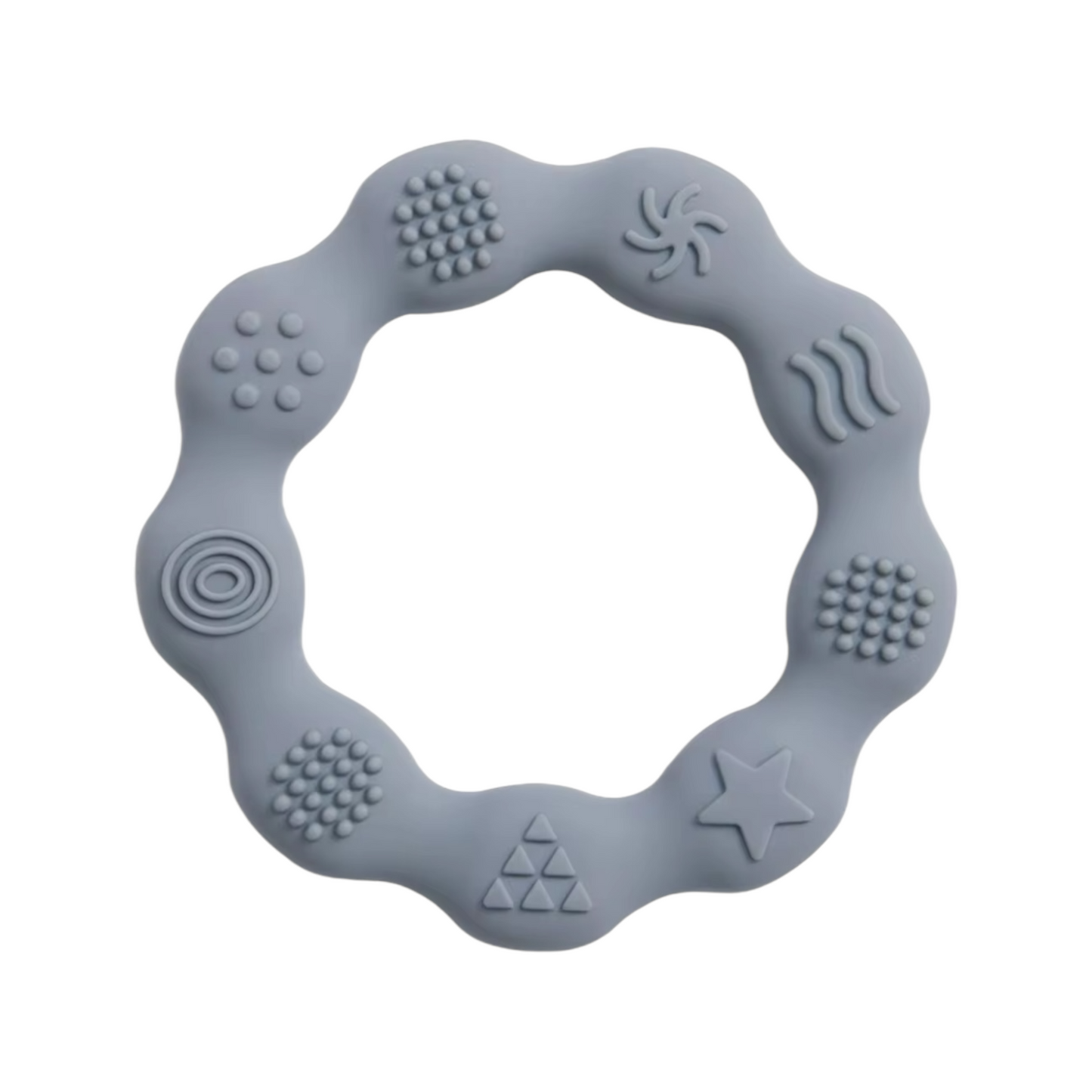 Mordedor circular con relieve