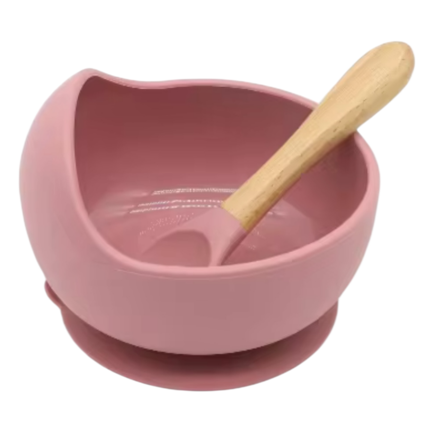 Bowl o tazón de silicona con cuchara