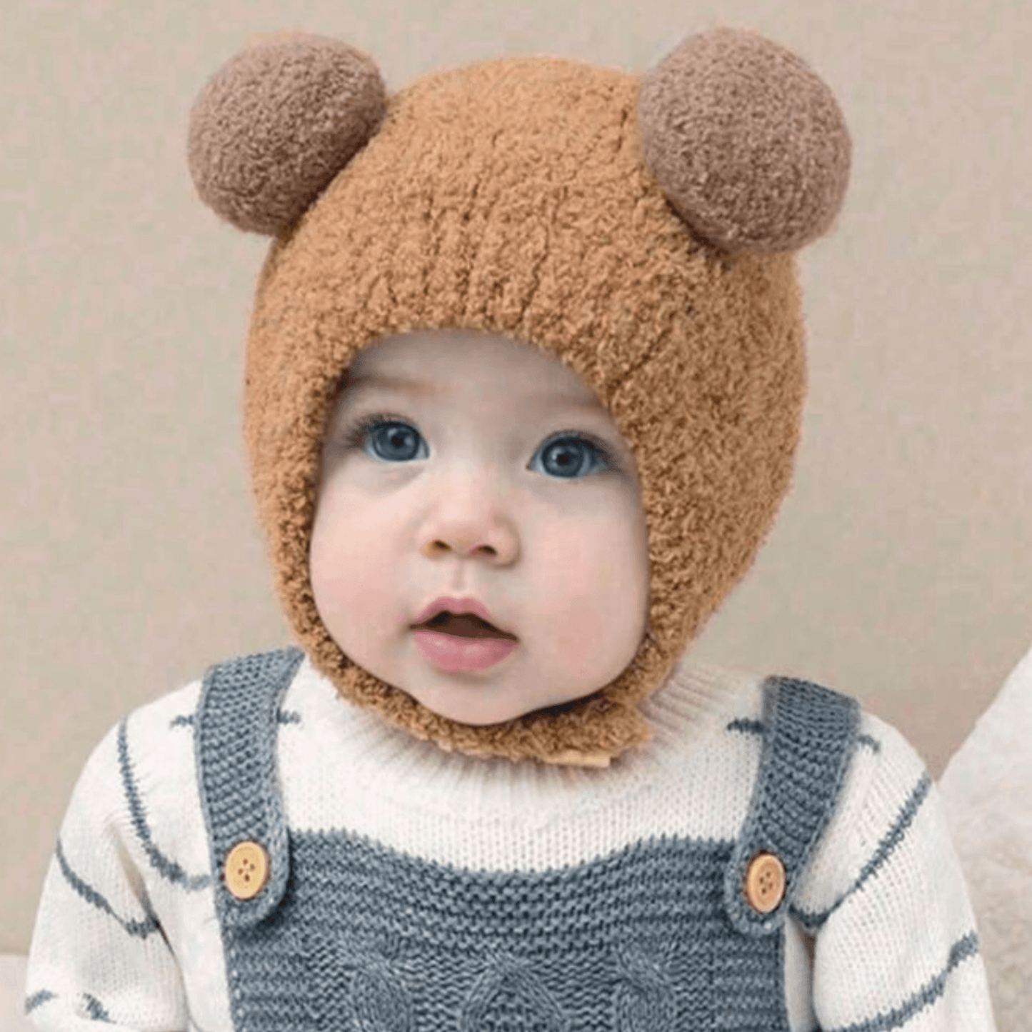 Gorro con orejitas suave - Palimu