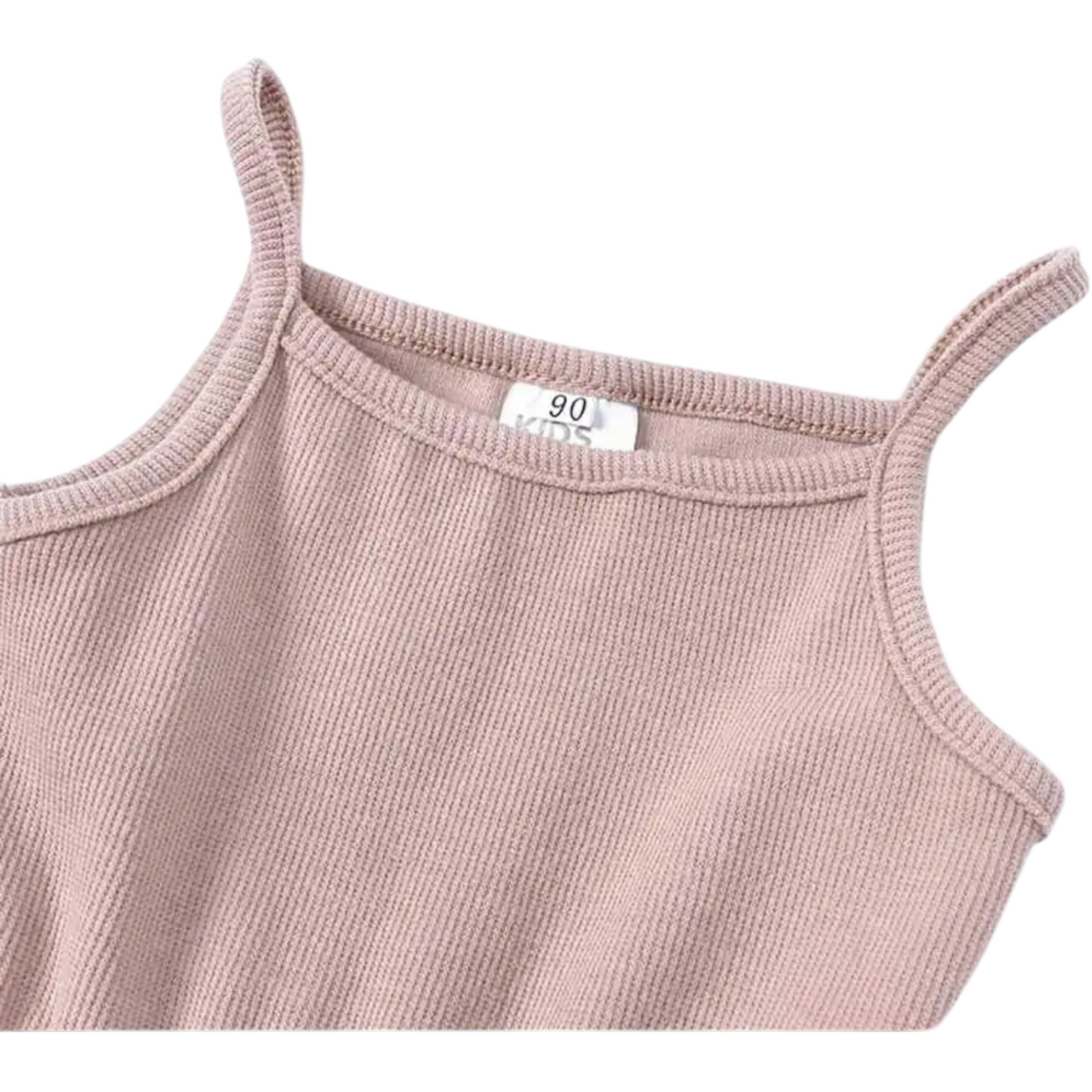Vestido de algodón con tul