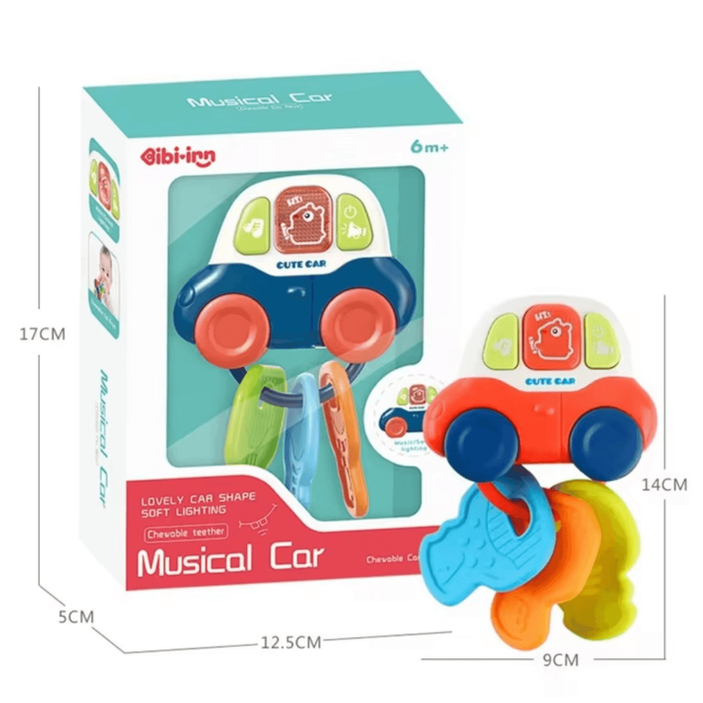 Juguete llaves de auto con música - Palimu