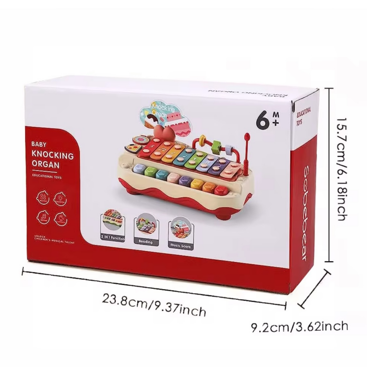 Xilófono para bebés 6m+