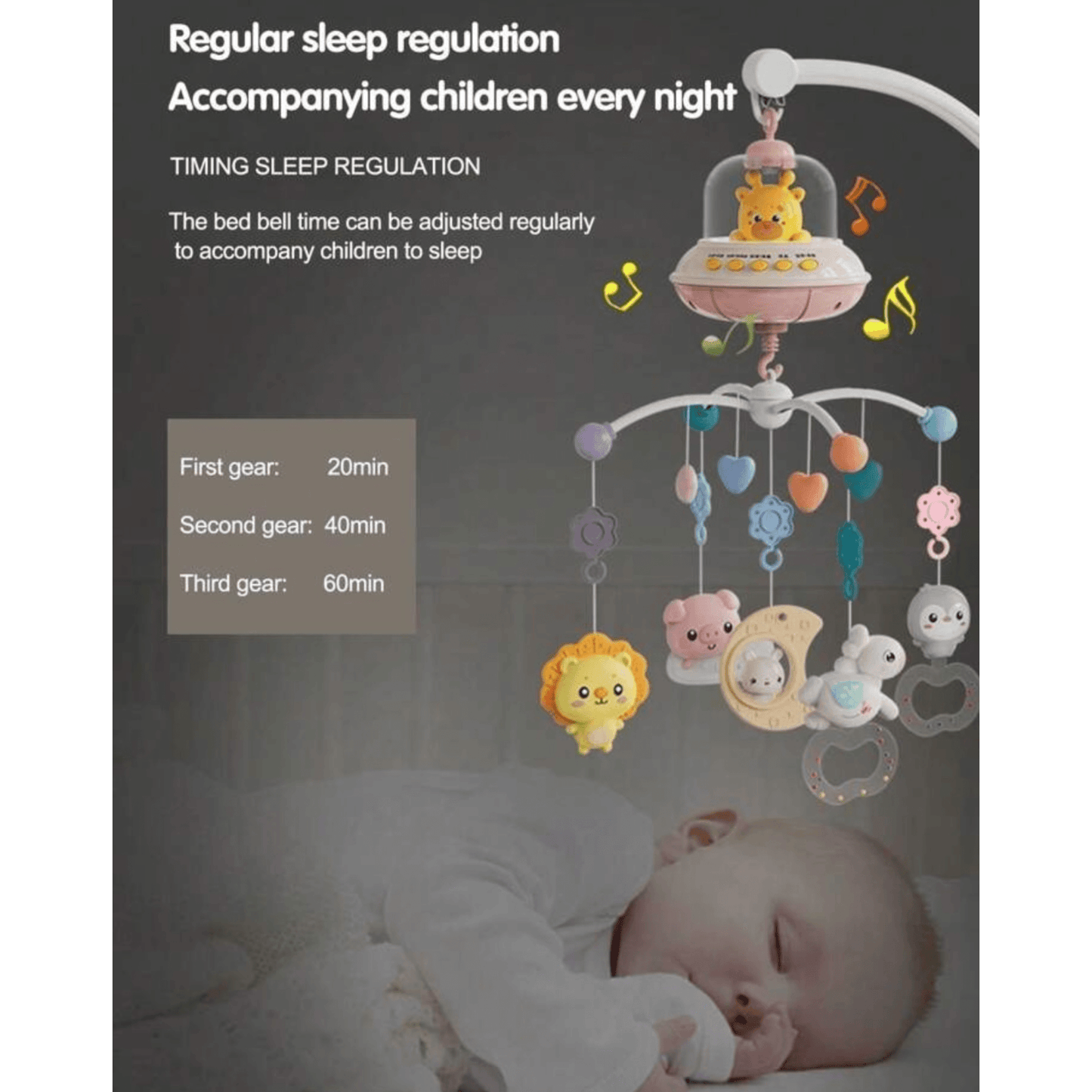 Movil musical jirafa - Palimu