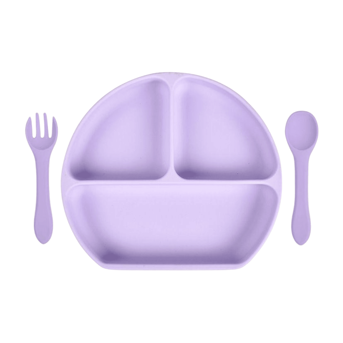 Plato de silicona con divisiones - Palimu