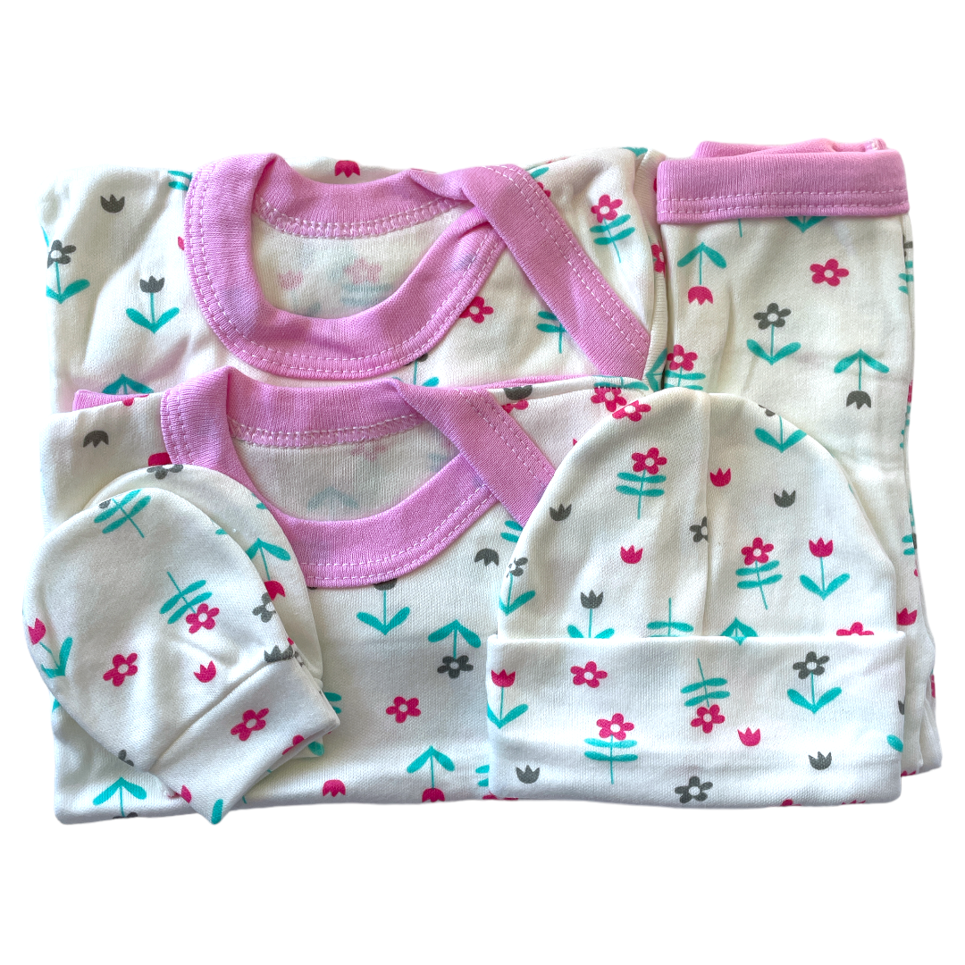 Ajuar diseño rosado bebe