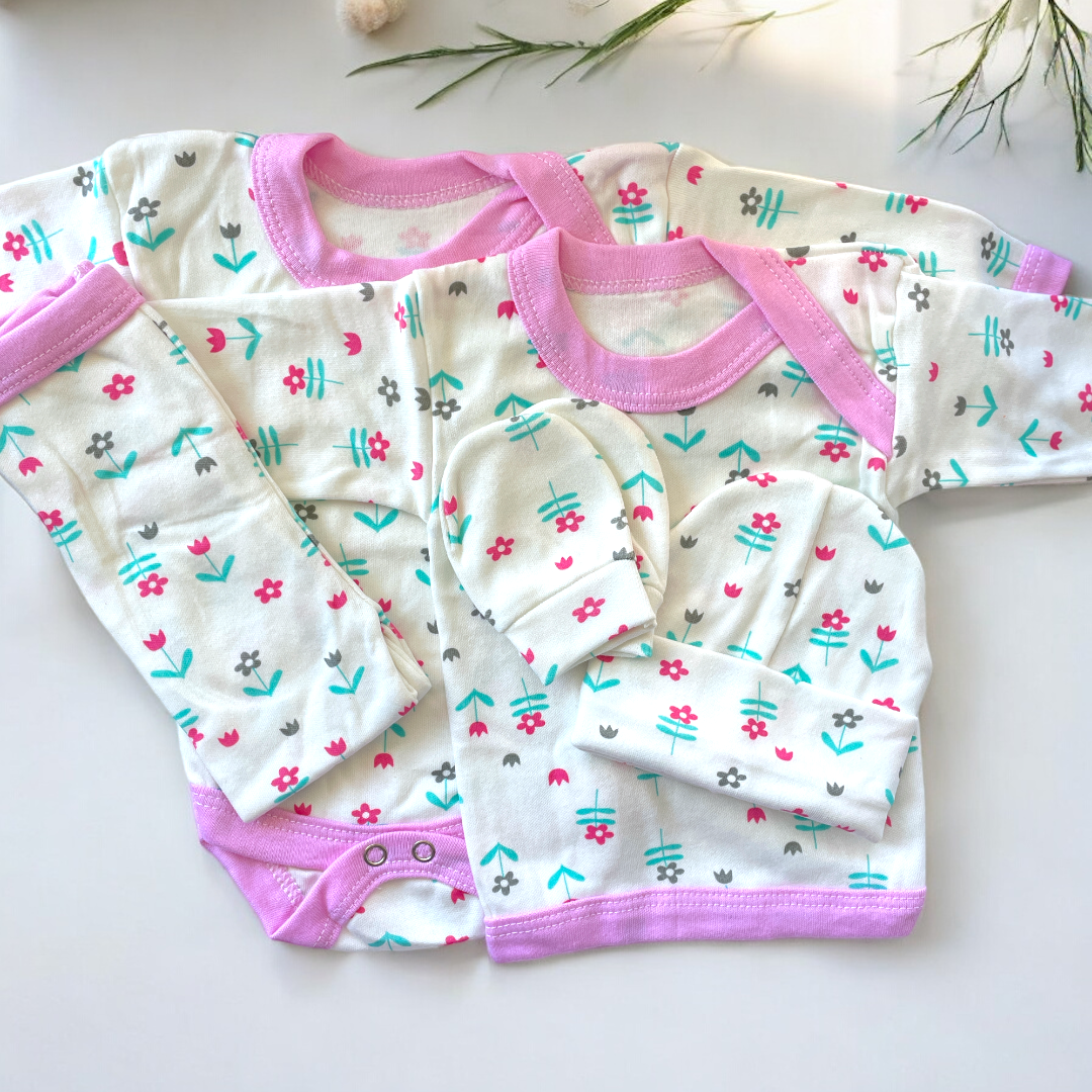Ajuar diseño rosado bebe