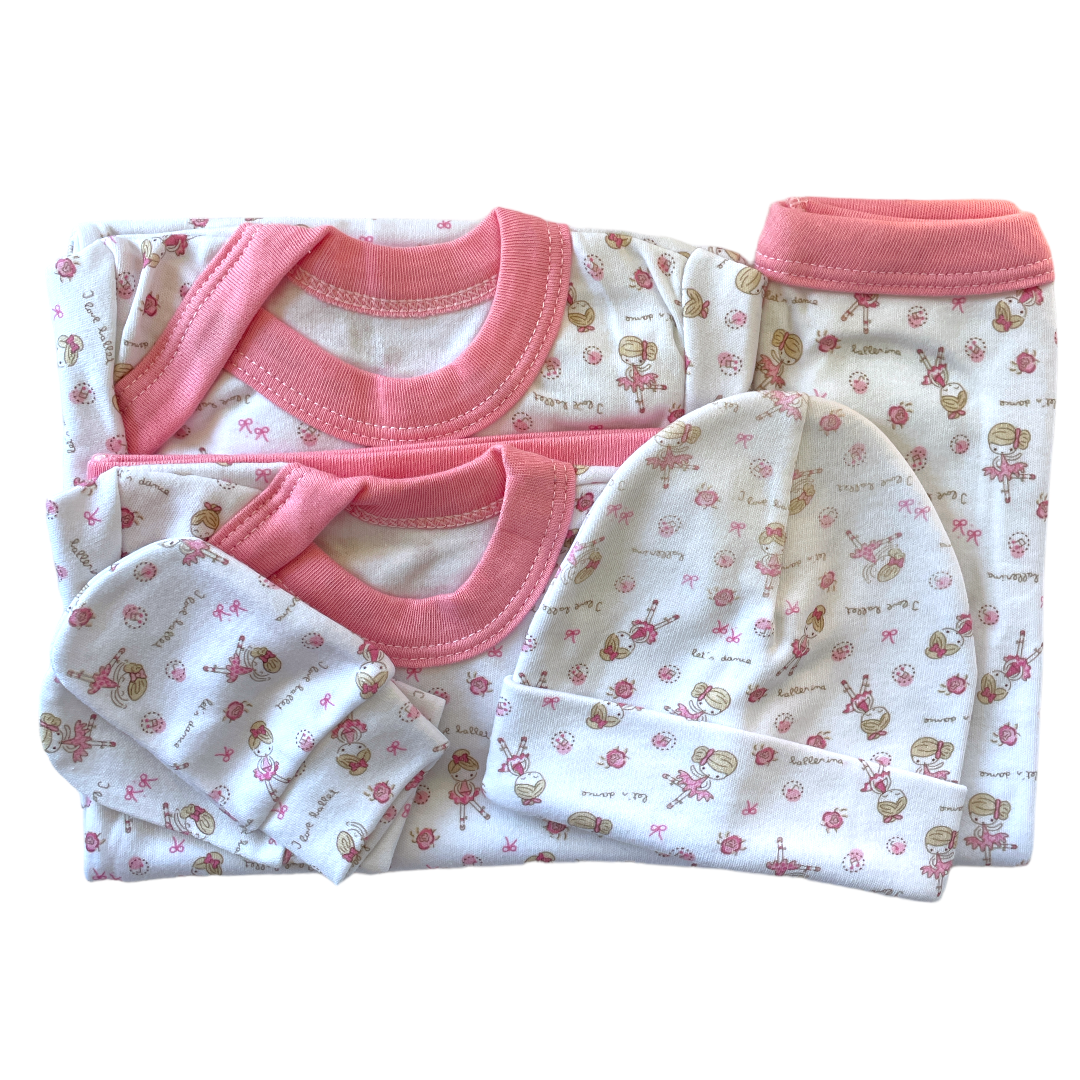 Ajuar diseño rosado bebe