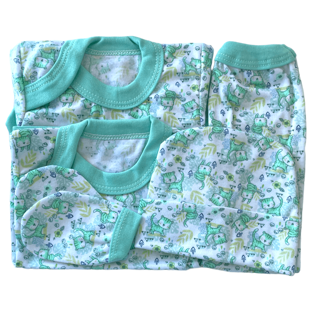 Ajuar diseño verde agua - Palimu