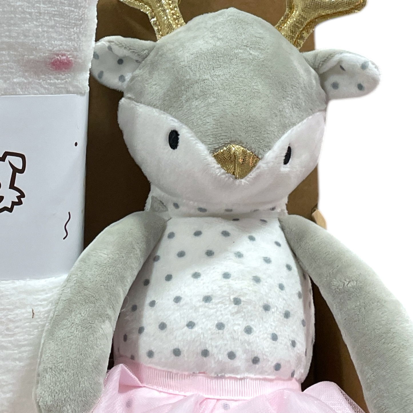 Manta mas peluche Pillin rosado