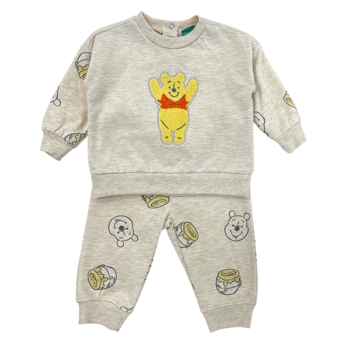 Conjunto de buzo Winnie Pooh, Beige