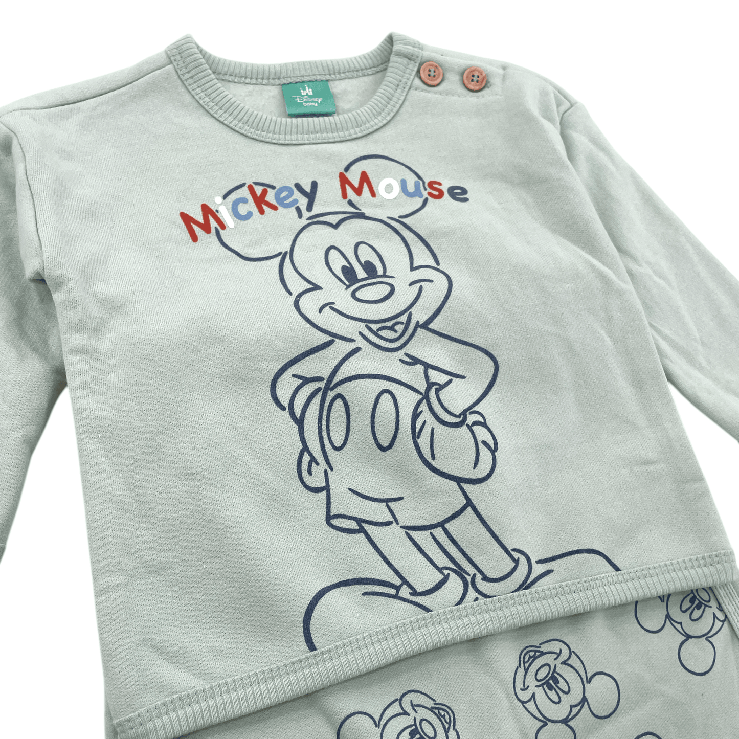 Conjunto de buzo Mickey, Verde agua - Palimu