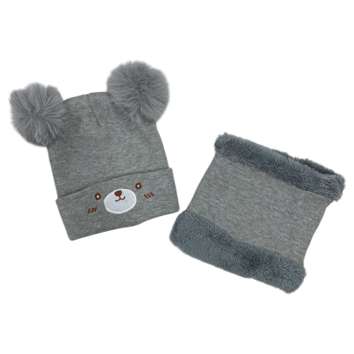 Set gorro más cuello de Osito