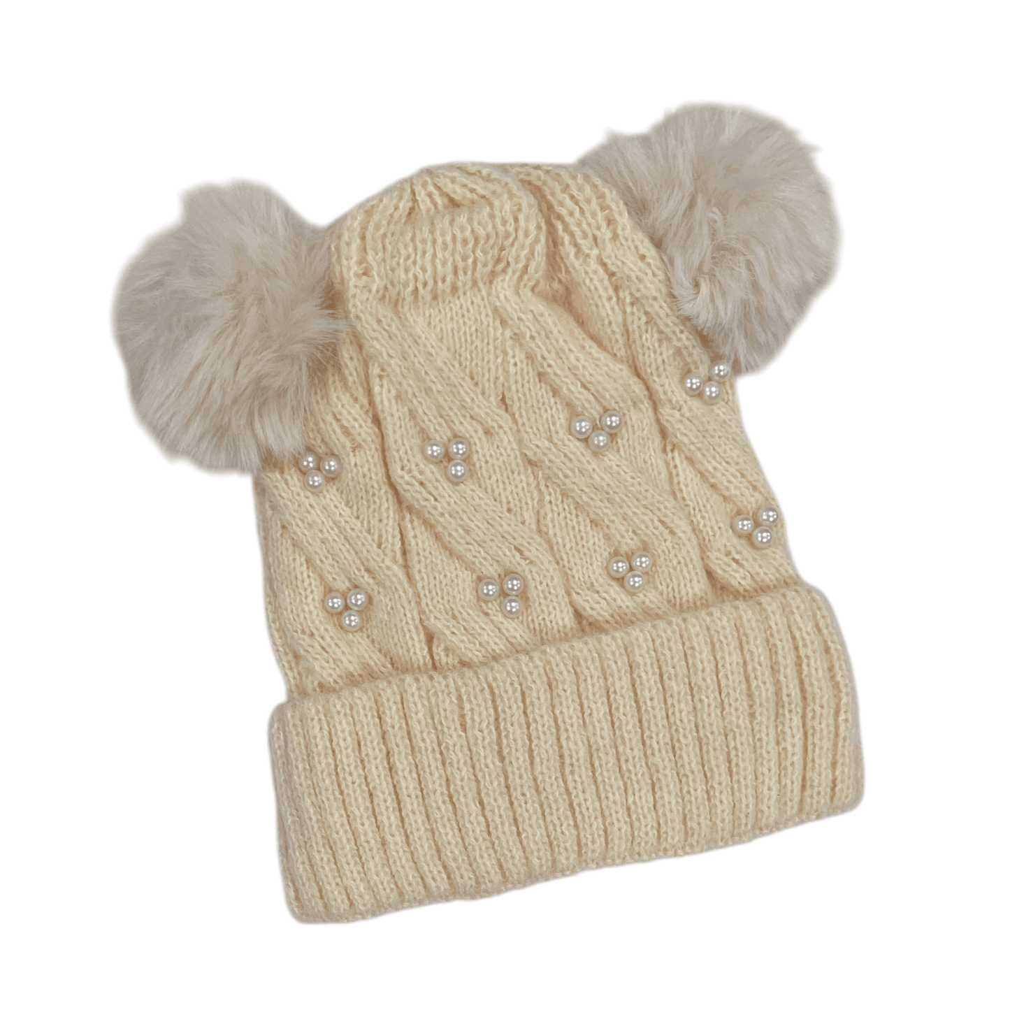 Gorro pompom perlas - Palimu