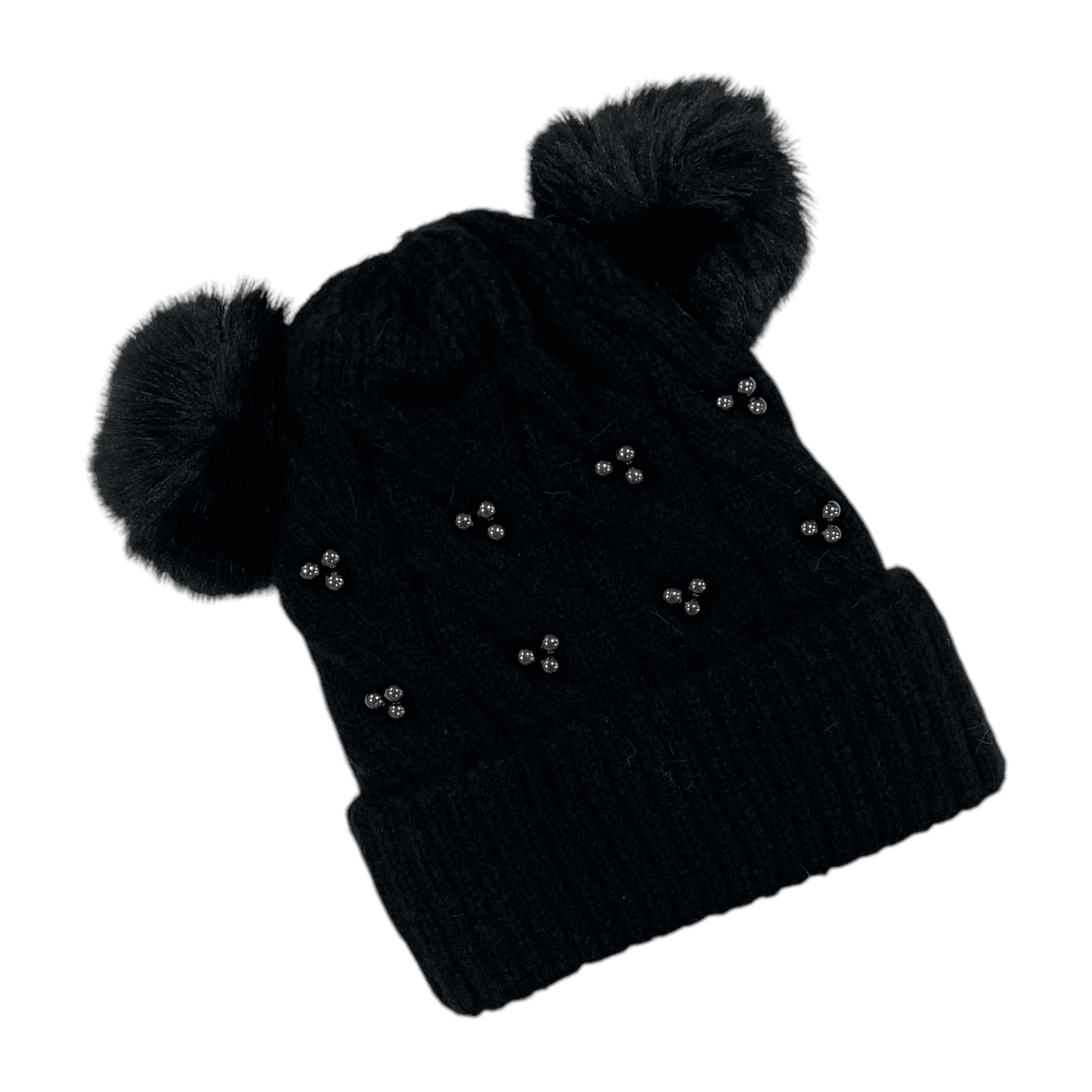 Gorro pompom perlas - Palimu