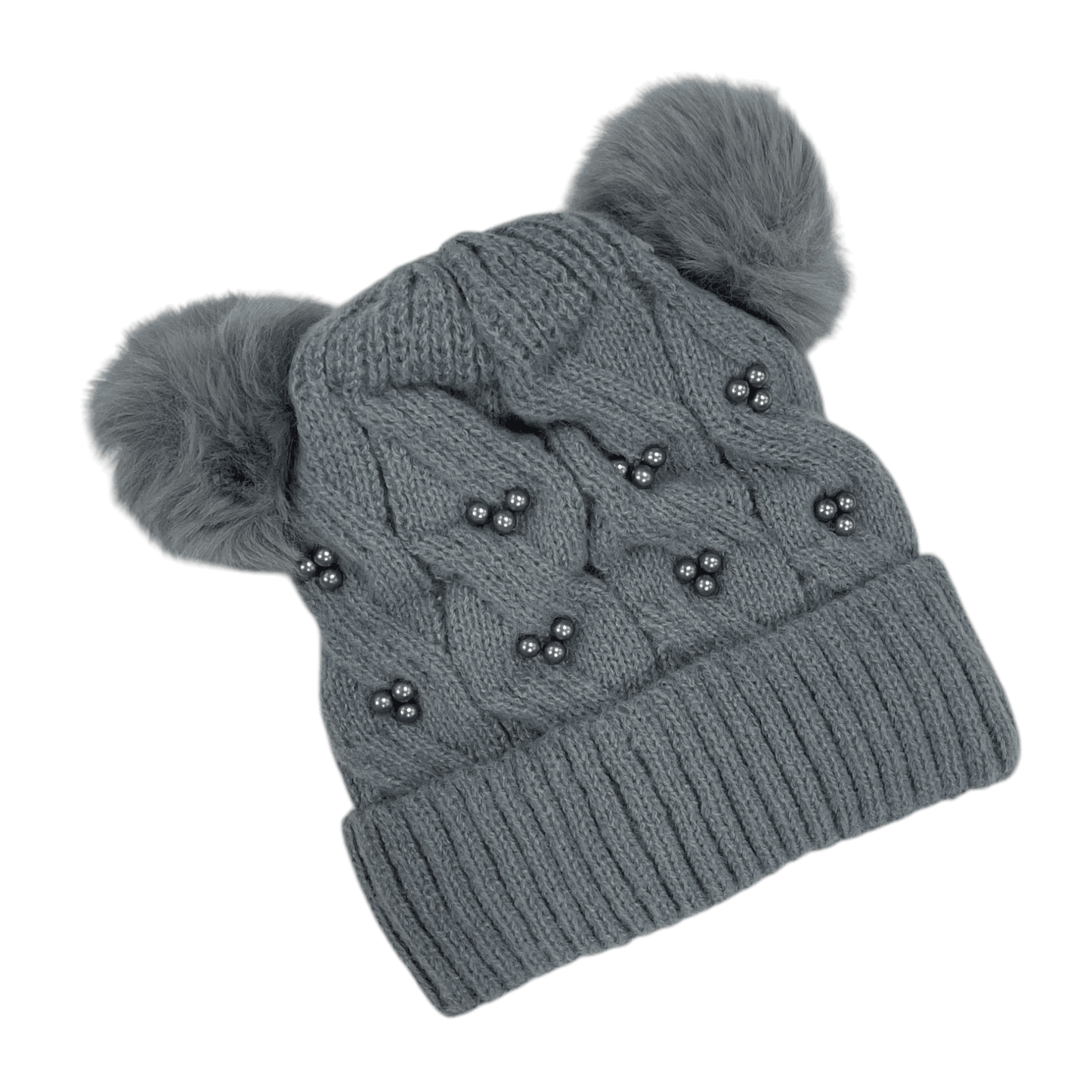 Gorro pompom perlas - Palimu