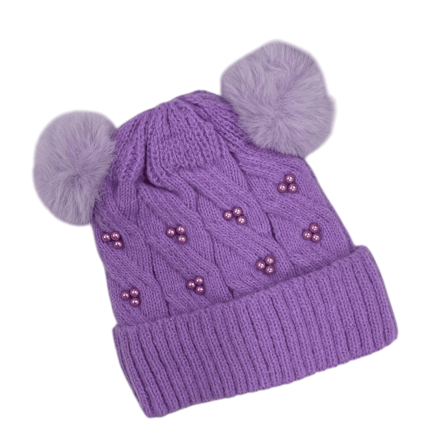 Gorro pompom perlas - Palimu