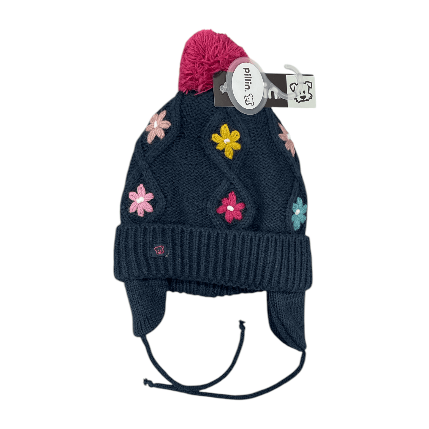 Gorro azul flores Pillin - Palimu