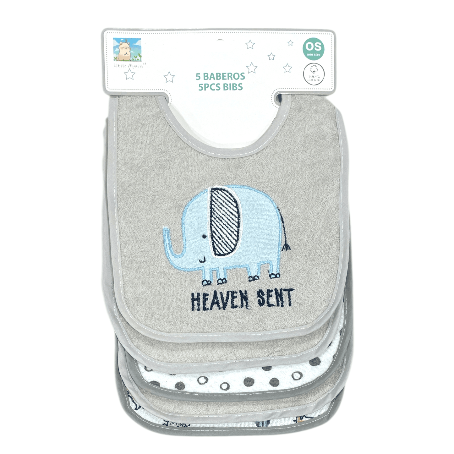 Set de 5 baberos - Palimu