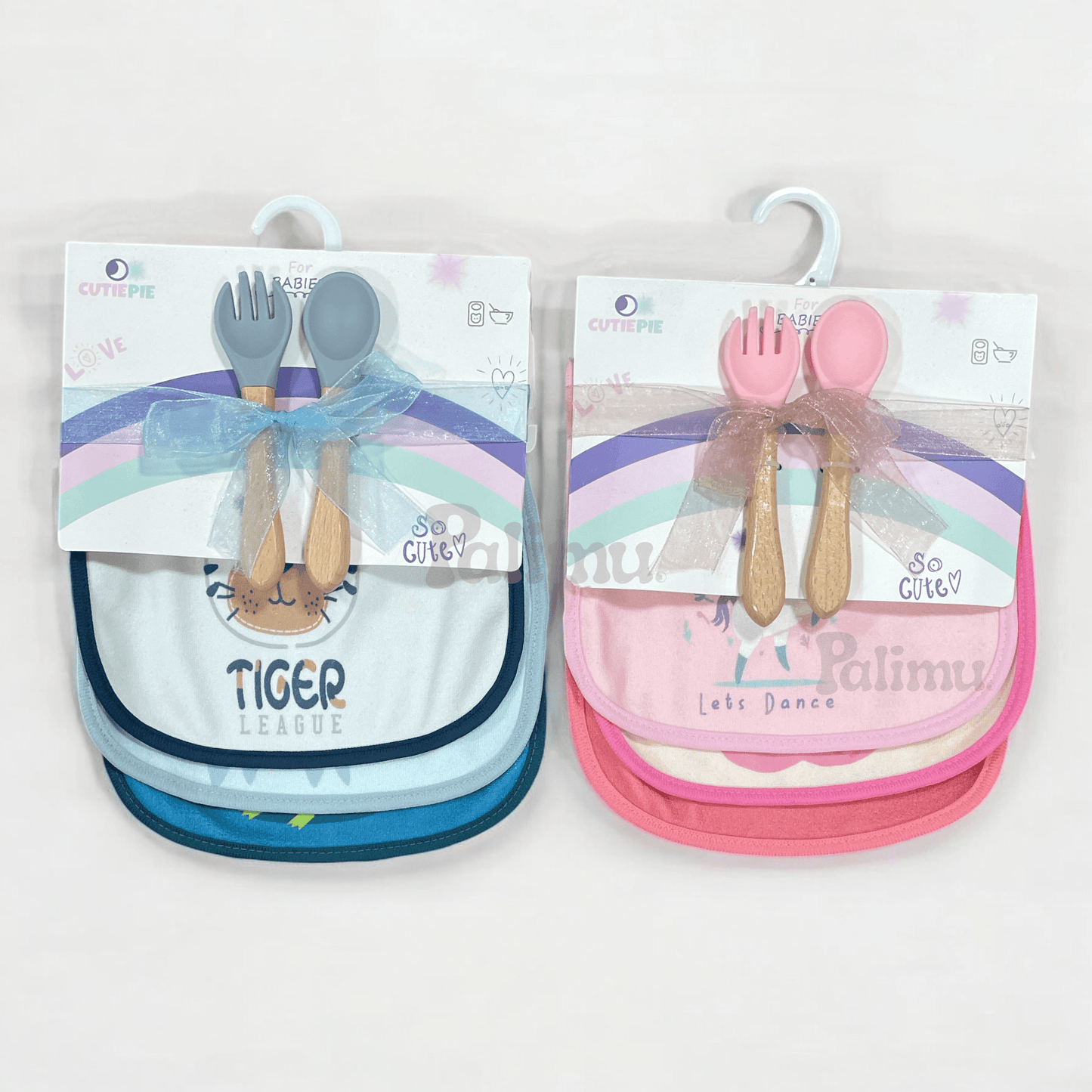 Set de 3 baberos con cubiertos - Palimu