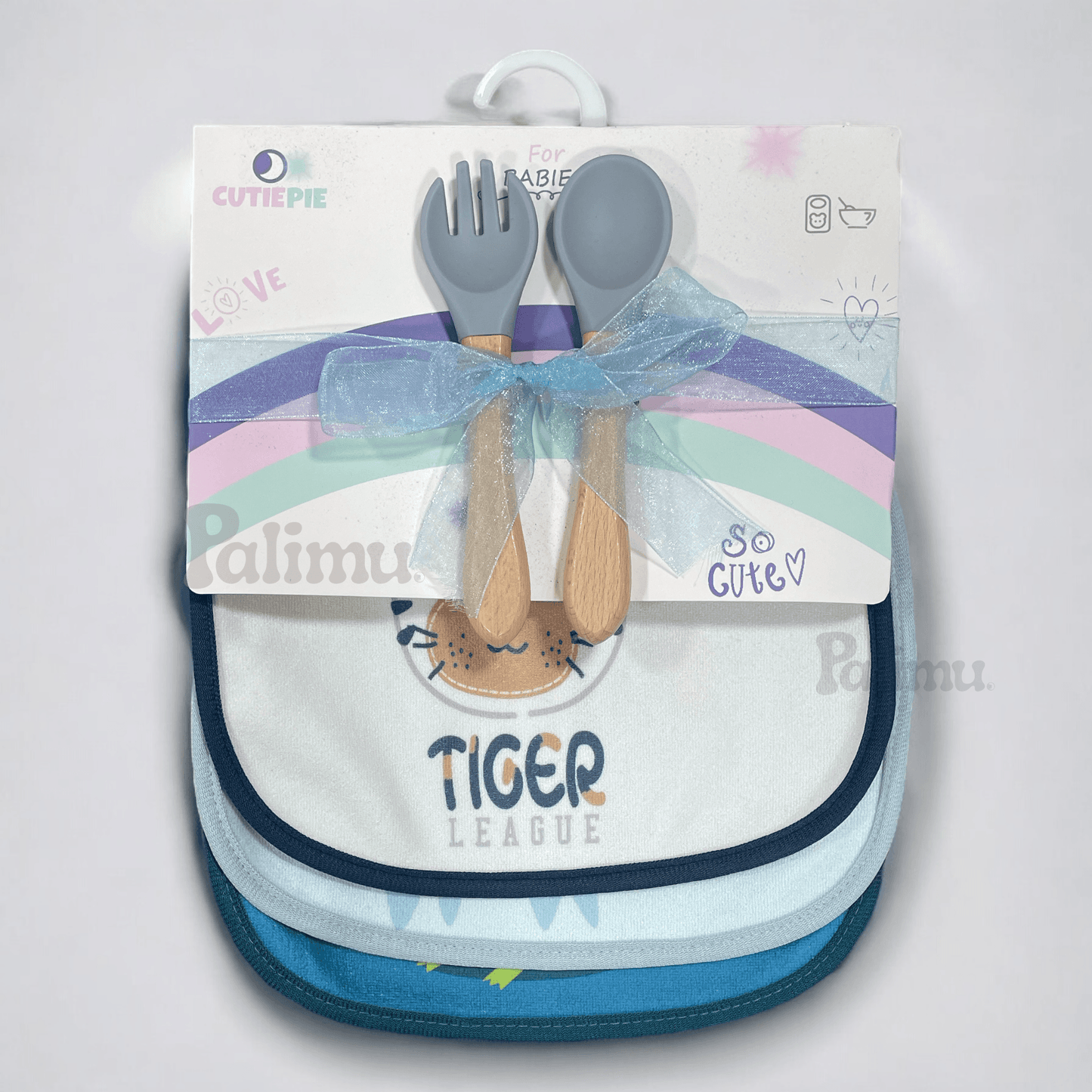 Set de 3 baberos con cubiertos - Palimu