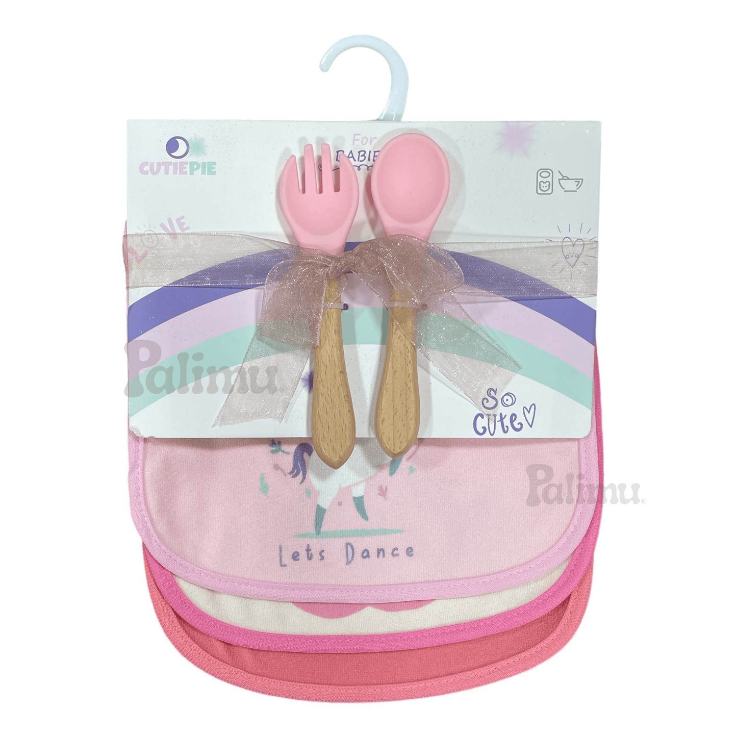 Set de 3 baberos con cubiertos - Palimu